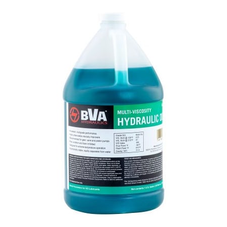 Bva Hydraulics BVA Premium Hydraulic Oil Shear Stable, Multi-Viscosity Antiwear, 1 Gallon FJZ01